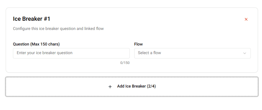 ice breaker setting