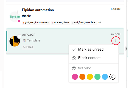 contact color