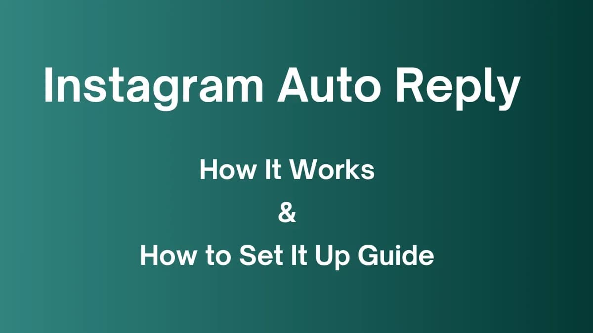 Instagram auto reply